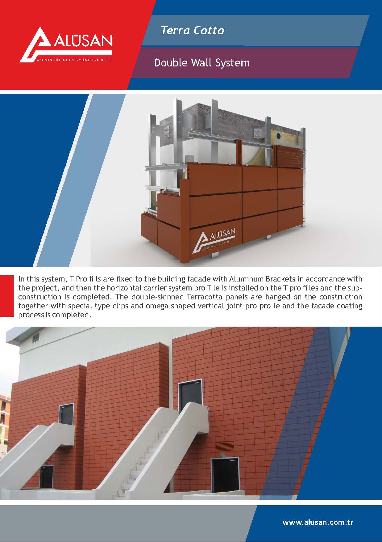 Double Wall System Alüsan Alüminyum